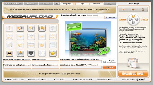 Truco para descargar premium de megaupload