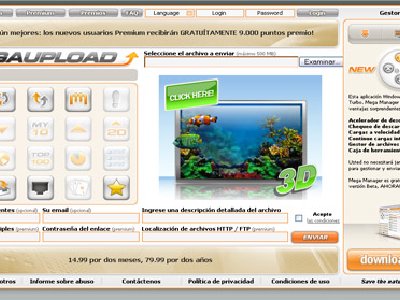 Truco para descargar como premium de MegaUpload