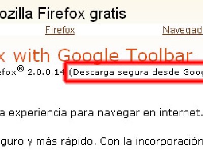 Difundefirefox lucrando con las descargas de Firefox