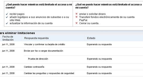 Estafa de Paypal Estafa de Paypal