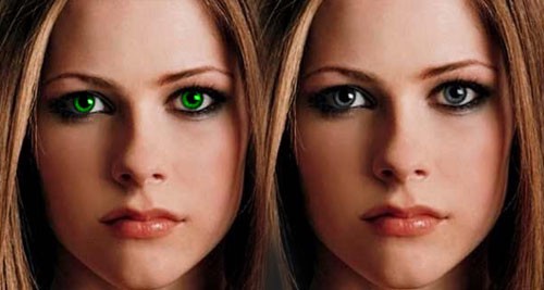 Como cambiar el color de ojos en Photoshop