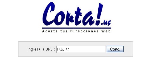 Corta.us acortar direcciones web