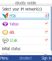 eBuddy, cliente de mensajeria movil multiprotocolo