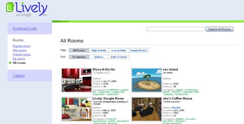 Lively: Clon de Second Life Lively: Clon de Second Life