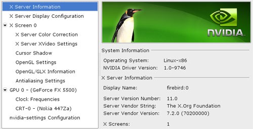 Imagen de nVidia para Linux Display Driver v100.14