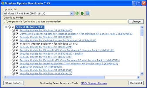 descargar actualizaciones de windows al computador con windows update manager