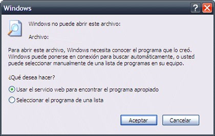 archivo desconocido windows