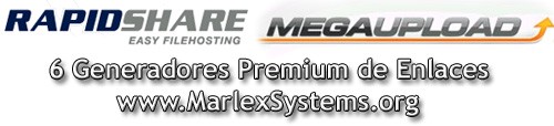 Imagen de generadores de enlaces premium para Rapidshare y Megaupload