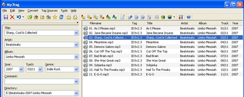 mp3tag renombrar tags id3