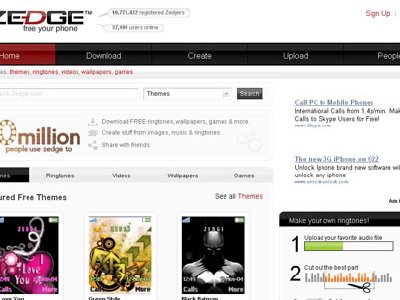 Descargar aplicaciones, juegos y temas para celulares en Zedge
