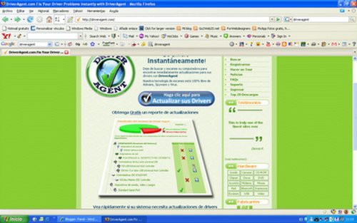 driveragent descargar drivers internet