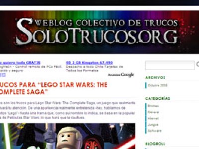Lanzamiento: Sólo Trucos, weblog colectivo de trucos en general