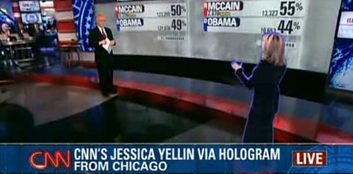hologramas television cnn