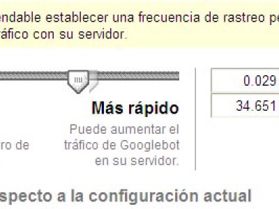 Google ahora permite configurar de manera avanzada la velocidad de indexación