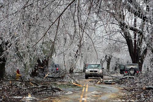 tormenta de hielo imagenes impresionantes