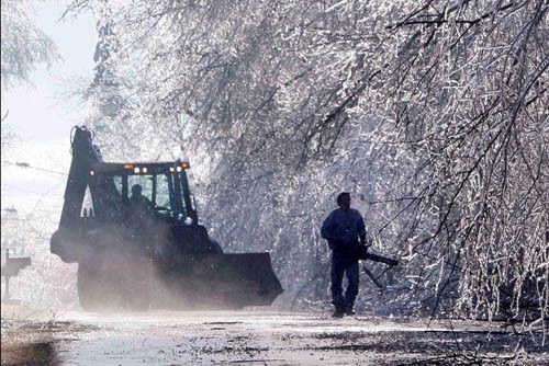 tormenta de hielo imagenes impresionantes