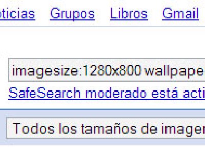 Buscar imágenes por tamaños específicos en Google Imágenes