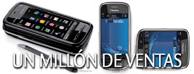 RIM y Nokia venden un millón de sus unidades nuevas de celulares