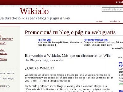 Wikialo, promociona tu blog en una Wiki