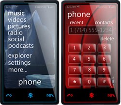 concepto microsoft telefono