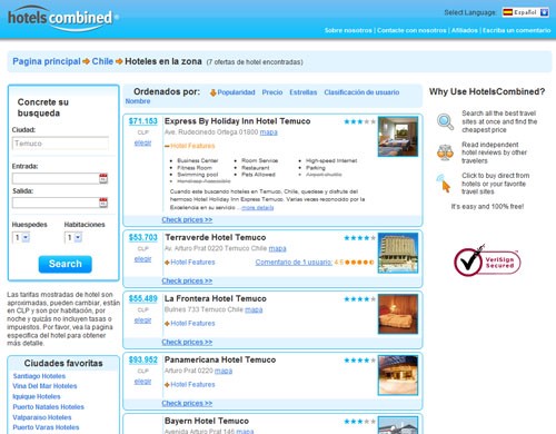 hotelscombined temuco hoteles