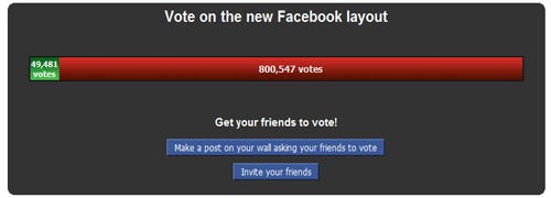 encuesta facebook te gusta el nuevo diseño