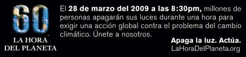 unete hora del planeta