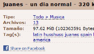 Facebook deshabilita que los usuarios de ThePirateBay puedan compartir torrents en su red social