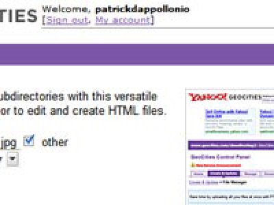 Cierra Yahoo! Geocities