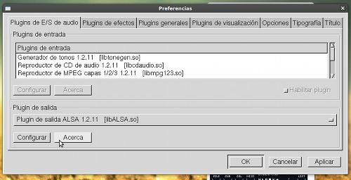 opciones xmms