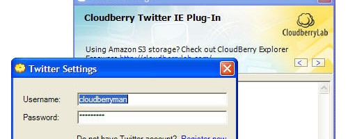 twitter ie configuracion
