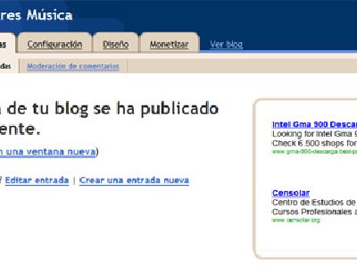 Adsense ahora también en las páginas internas de Blogger
