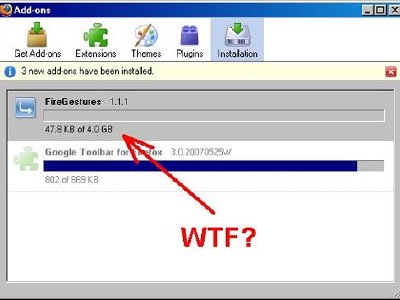 Un plugin de Firefox un tanto pesado…