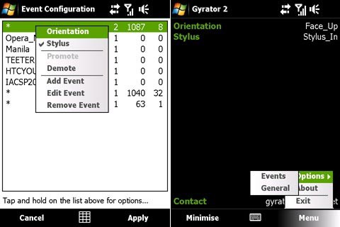 gyrator girar aplicaciones touch diamond