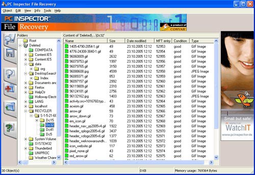 pc inspector file recovery