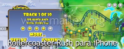 Juego de Montaña Rusa para el iPhone
