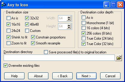 any to icon para transformar imagenes en iconos