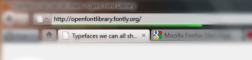Barra de carga de Firefox
