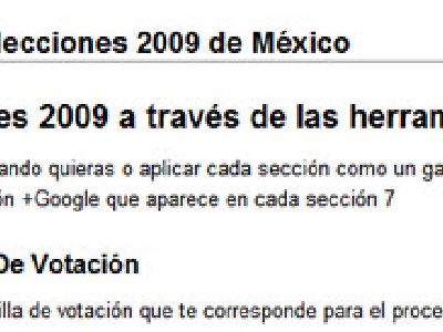 Elecciones México 2009