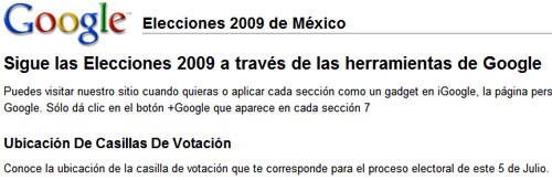 elecciones mexico 2009
