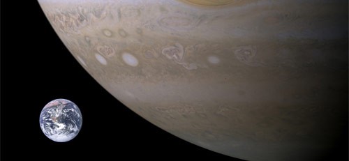 jupiter versus la tierra