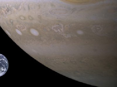 Un elemento más grande que la tierra chocó contra Júpiter