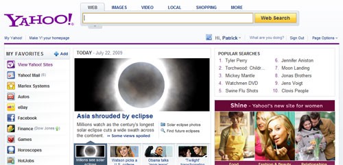 yahoo nueva portada