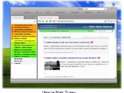 Newzie, lector de feeds de escritorio