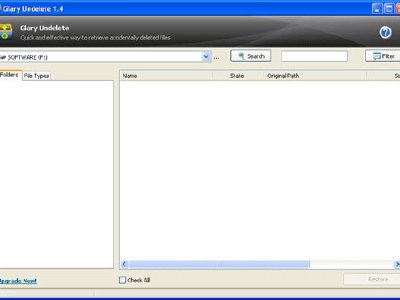 Restaurar archivos borrados por error