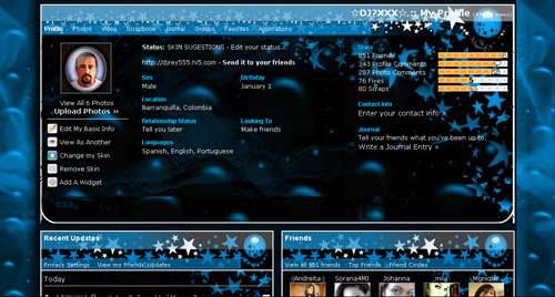 Imagen de perfil en Hi5