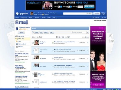 Obtener correo @MySpace.com