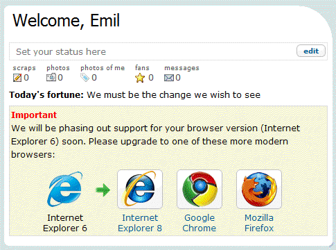 orkut IE6