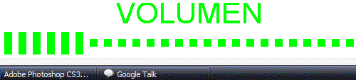 control de volumen con el mouse