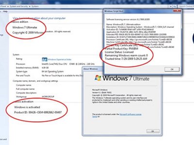 Crack para validar Windows 7, disponible